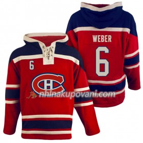 Montreal Canadiens Shea Weber 6 Červená Sawyer Mikiny Hooded - Pánské